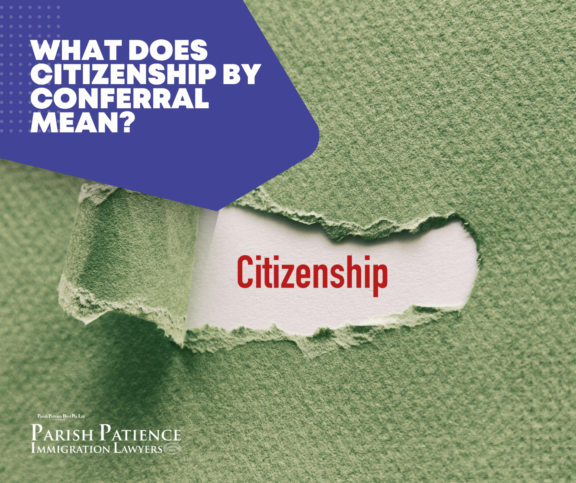Australian Citizenship by Conferral